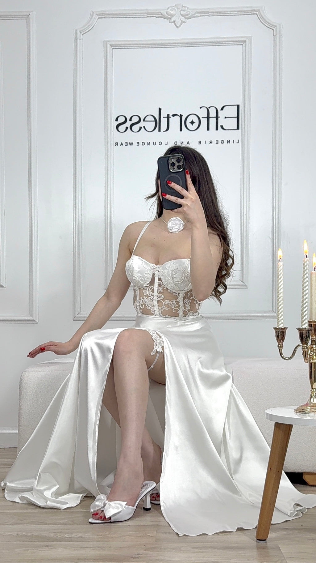 Déshabiller mariée blanc