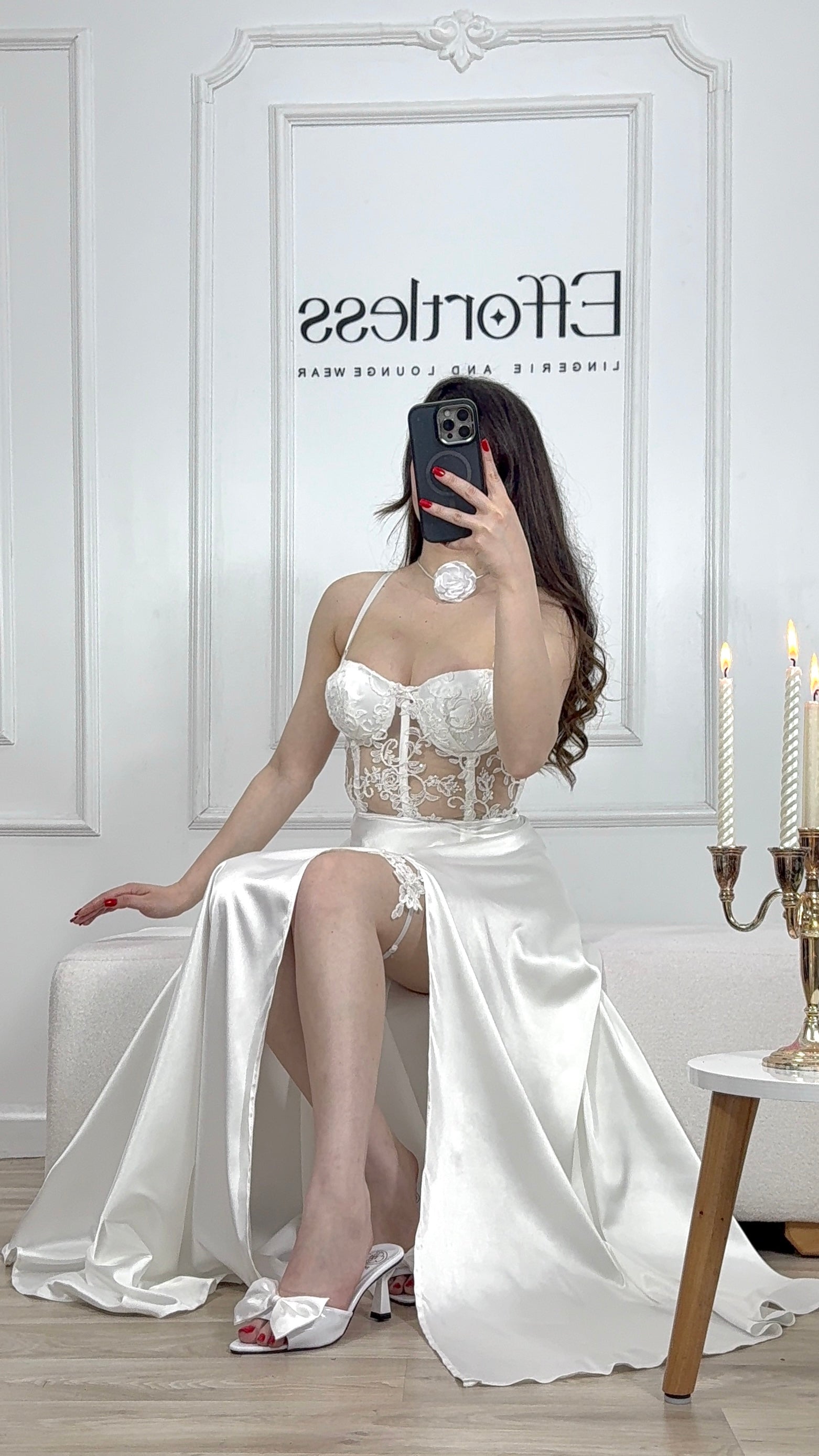 Déshabiller mariée blanc